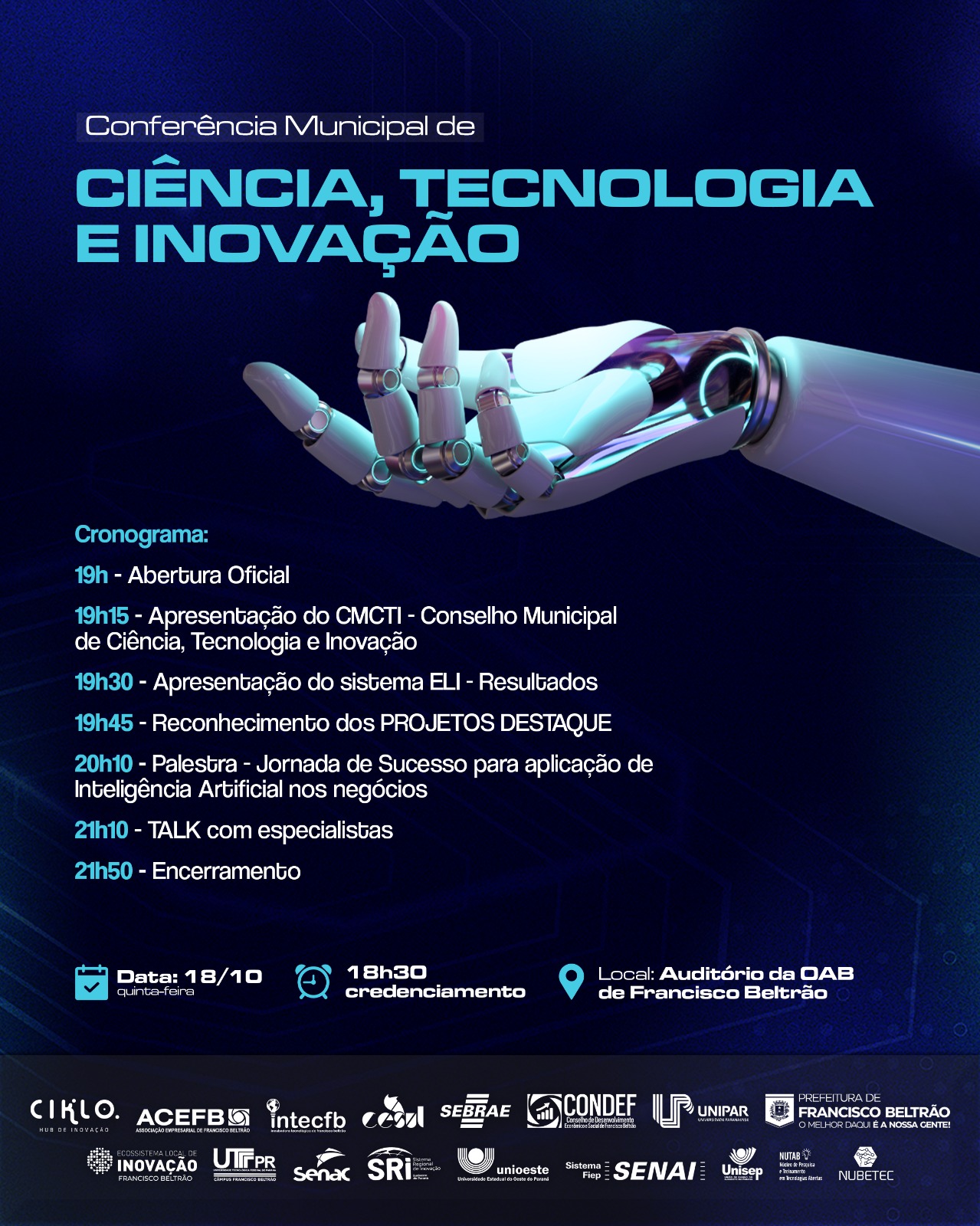 Conferência Municipal de Ciência, Tecnologia e Inovação